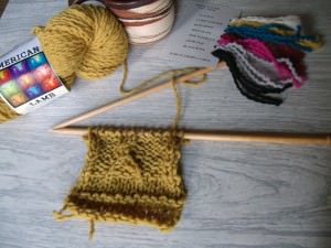 Swatching with American Lamb