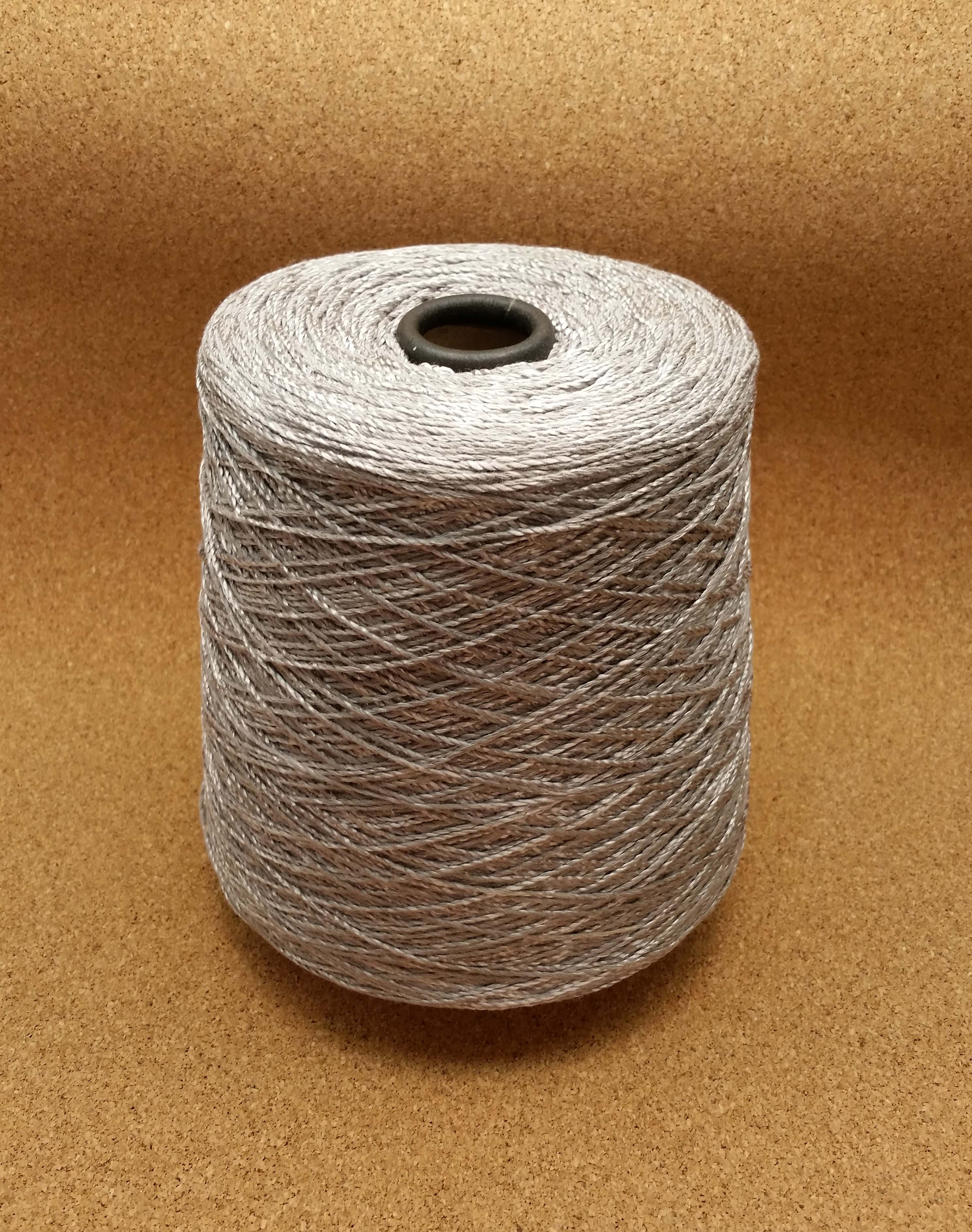 Cotton Linen пряжа. Лен Flax (Флакс) 002 - отбелка. Ricoh Print пряжа. Cable Yarn.